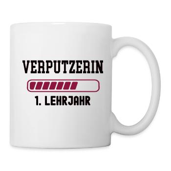Apprenticeship plasterer 1st year of apprenticeship plasterer apprenticeship - Mug - white - Right