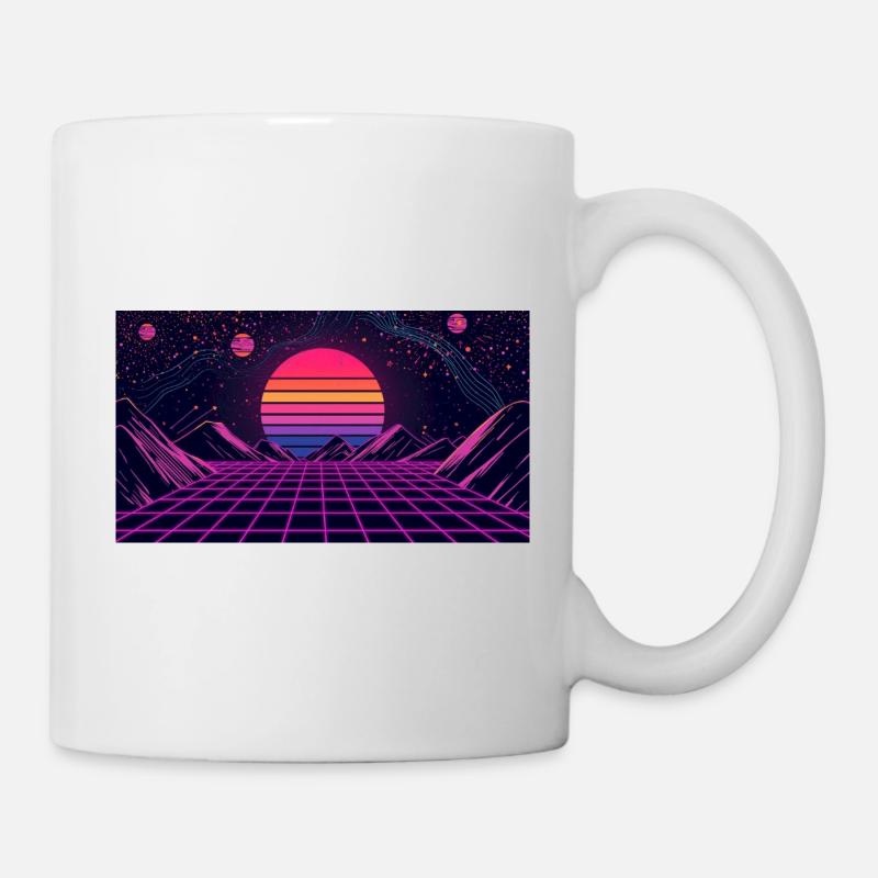 Mond - Tasse - Weiß