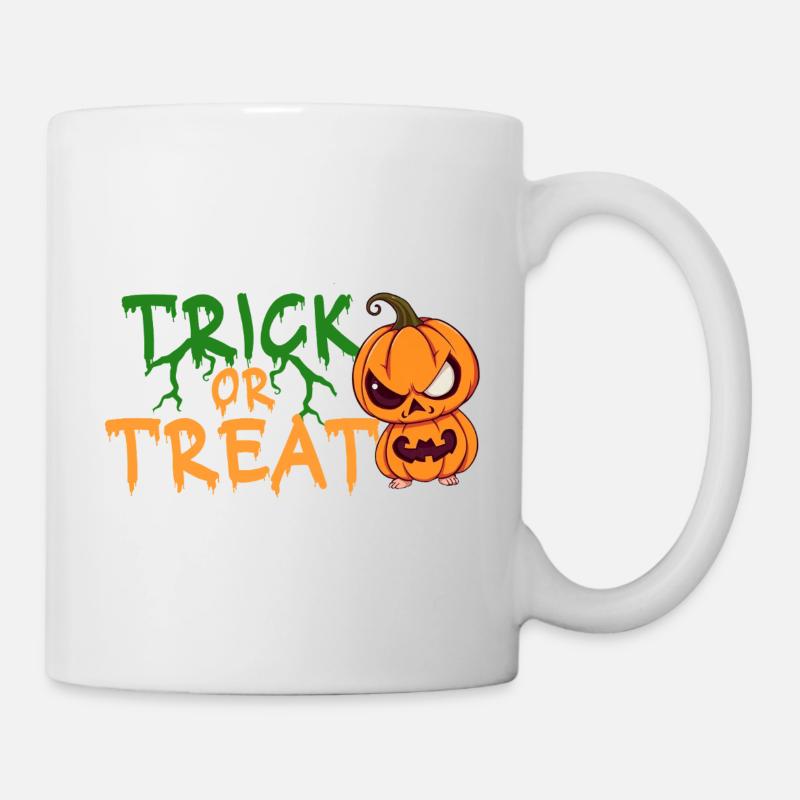 Trick or Treat Halloween Pumpkin - Mug - white