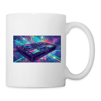 Ich liebe Musik - Tasse - Weiß - Rechts