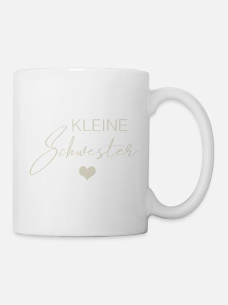 Kleine Schwester - Tasse - Weiß
