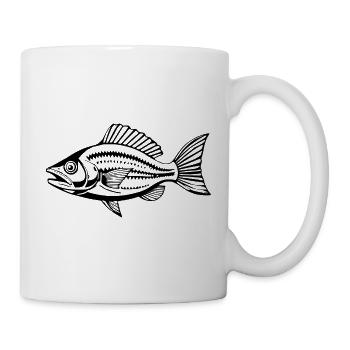 Fish Angler T-shirt Cadeau Angler - Mug blanc - blanc - Droite