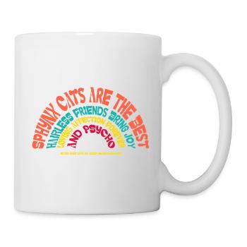 Sphynx Katze Lustiger Sarkastischer Humor - Tasse - Weiß - Rechts