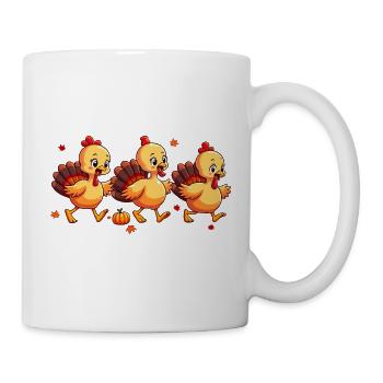 Thanksgiving Truthahn Baby - Tasse - Weiß - Rechts