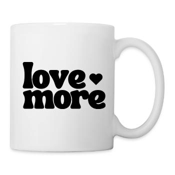 love more - Mug - white - Right