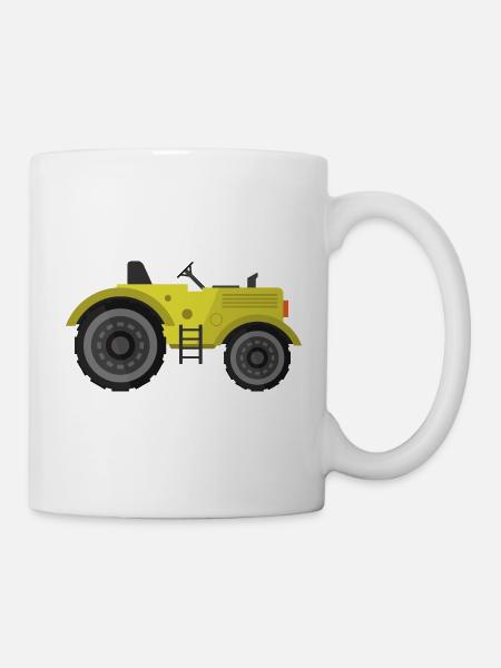 Traktor - Tasse - Weiß