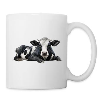 Kuh - Tasse - Weiß - Rechts