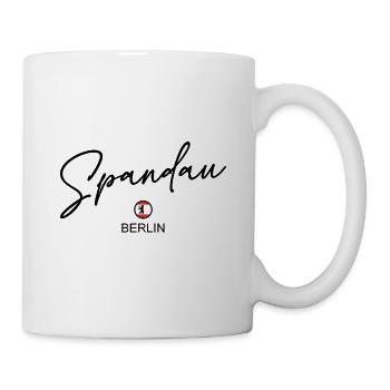 Spandau - Drapeau de Berlin - Berlin Bear Berlinerin - Mug blanc - blanc - Droite