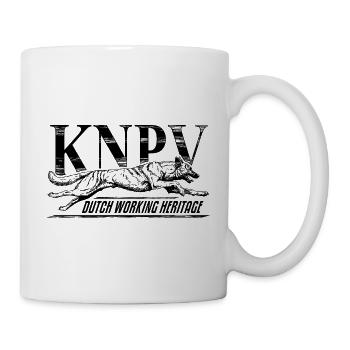 KNPV Dutch Working Line – Ausbildung von Schutzhunden - Tasse - Weiß - Rechts