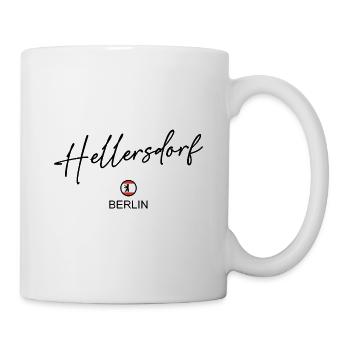 Hellersdorf - Drapeau de Berlin - Ours de Berlin - Mug blanc - blanc - Droite