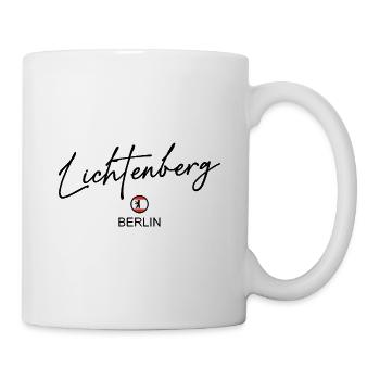 Lichtenberg - Drapeau de Berlin - Ours de Berlin - Mug blanc - blanc - Droite