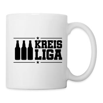 Kreis Liga Bier - Tasse - Weiß - Rechts