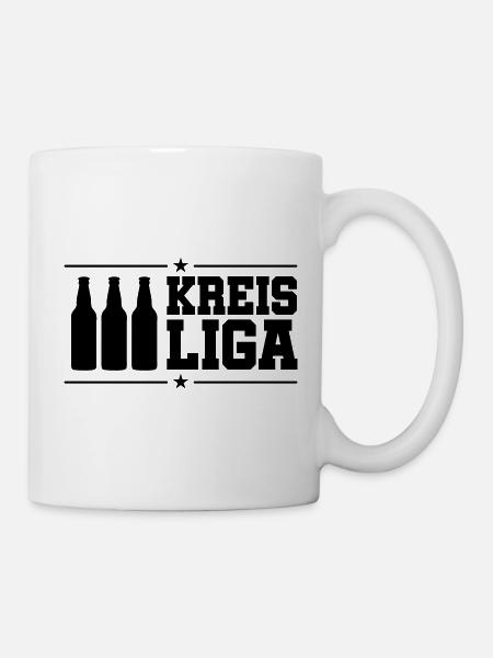 Kreis Liga Bier - Tasse - Weiß