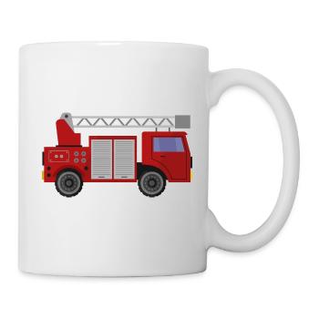 Fire truck - Mug - white - Right