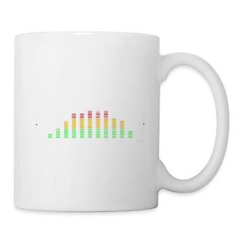 Impulsion d’égaliseur arc-en-ciel - Mug blanc - blanc - Droite