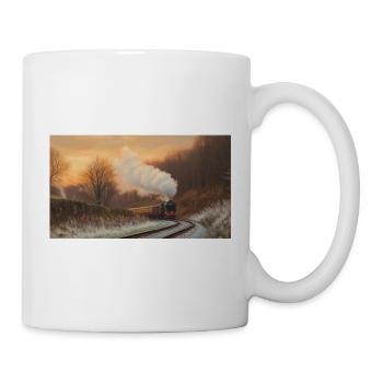 Fliegender Schotte im Winter - Tasse - Weiß - Rechts