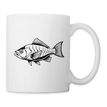 Fish Angler T-shirt Cadeau Angler - Mug blanc - blanc - Droite