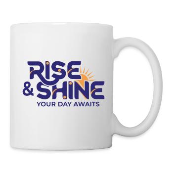 Rise and Shine - Morning Routine Goals - Mug - white - Right