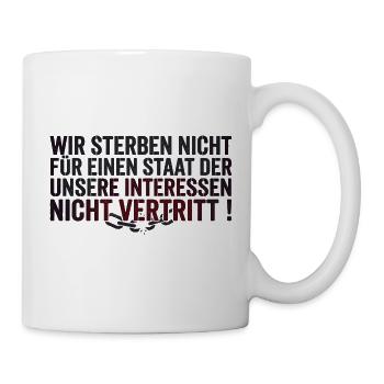 Protest Statement - Mug - white - Right