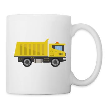 Lkw - Tasse - Weiß - Rechts