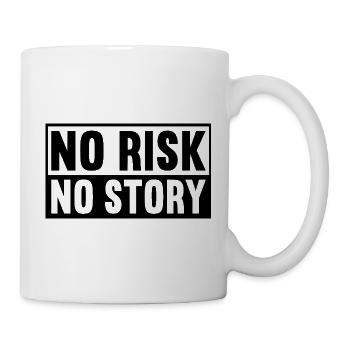 No Risk No Story - Mug - white - Right