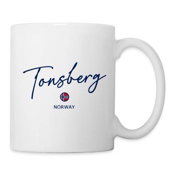 Tonsberg - Norway Flag - Norge - Norwegen - Mug - white - Right