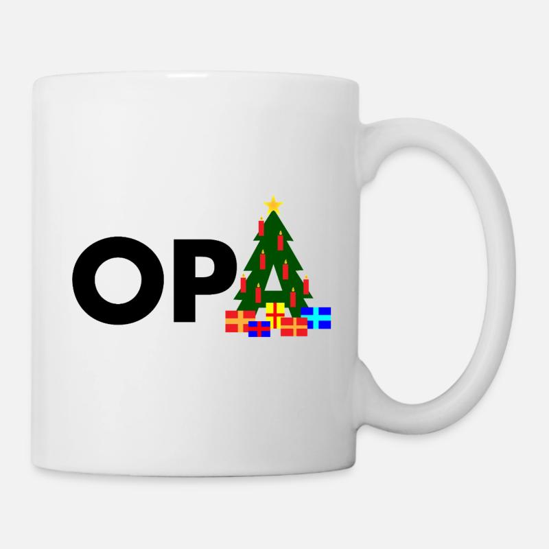 Grand-père Sapin de Noël - Mug blanc - blanc