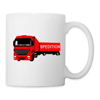 LKW - Tasse - Weiß - Rechts