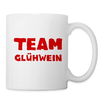 Weihnachtsmark Glühwein Team Winter Design - Tasse - Weiß - Rechts