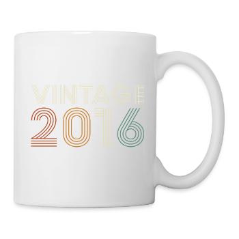 2016 Vintage Rétro Cadeau d’anniversaire - Mug blanc - blanc - Droite