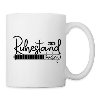 Ruhestand 2026 Loading Lustig Ruhestand 2026 - Tasse - Weiß - Rechts