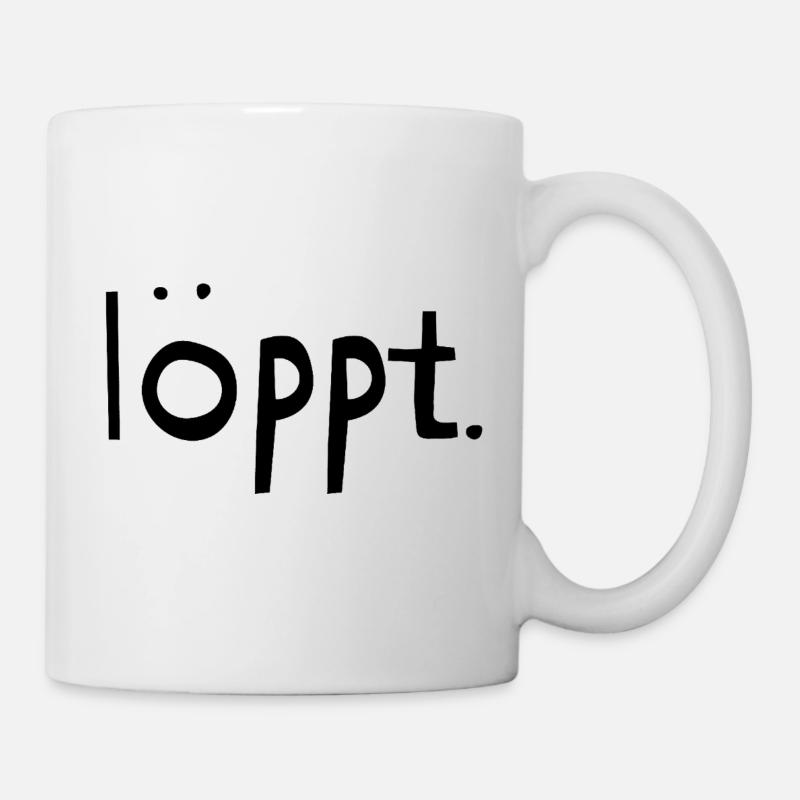 Loeppt-schwarz - Tasse - Weiß