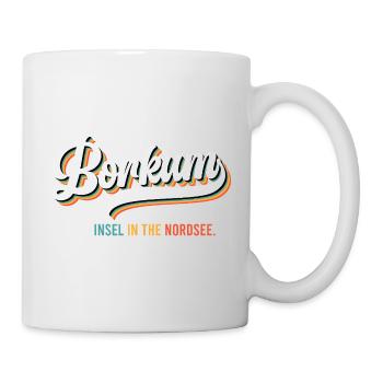 BORKUM BEST INSEL IN THE NORDSEE Lustiges - Tasse - Weiß - Rechts
