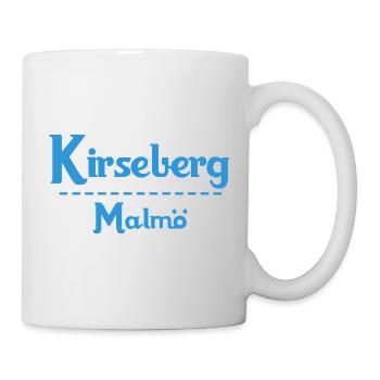 Kirseberg – Malmö Sky Blue Design - Tasse - Weiß - Rechts