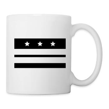 Drapeau de Washington - Mug blanc - blanc - Droite