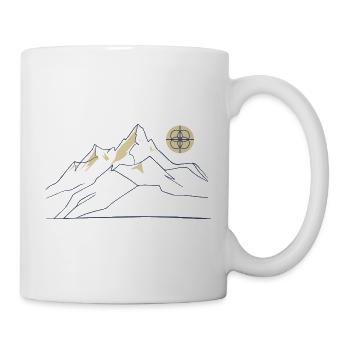 Mountain Line Art - Mug - white - Right
