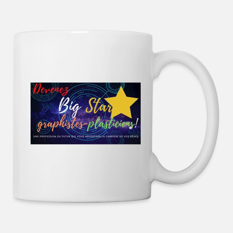 Big Star Graphistes Plasticiens - Mug blanc - blanc