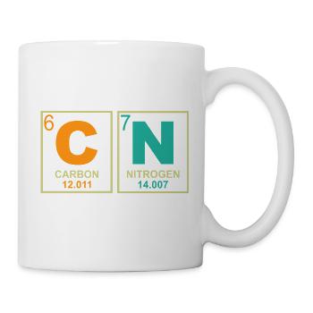 Tableau périodique Rétro 67 Drôle de Professeur Science - Mug blanc - blanc - Droite