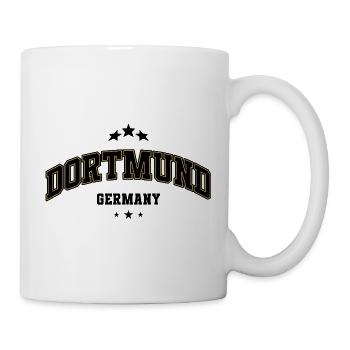 Dortmund Allemagne Ville Jaune Noir - Mug blanc - blanc - Droite