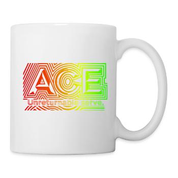 Conception d’ACE de tennis pour les fans de services parfaits - Mug blanc - blanc - Droite