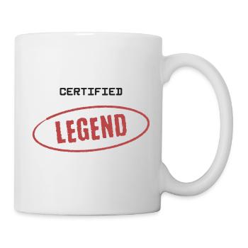 Zertifizierte Legende - Tasse - Weiß - Rechts