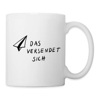 Ceci est envoyé - Mug blanc - blanc - Droite