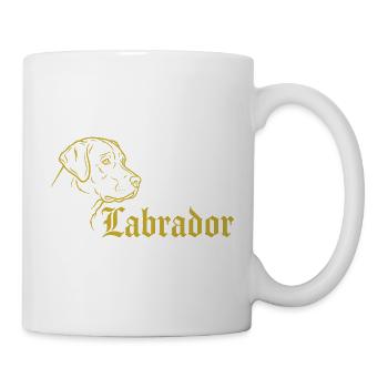 Labrador – Timeless elegance - Mug - white - Right