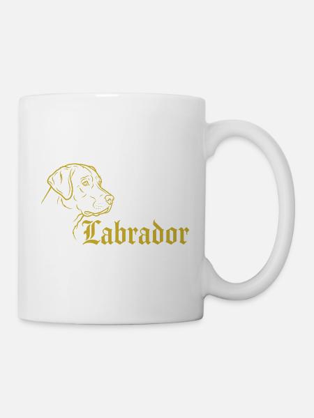 Labrador – Zeitlose Eleganz - Tasse - Weiß