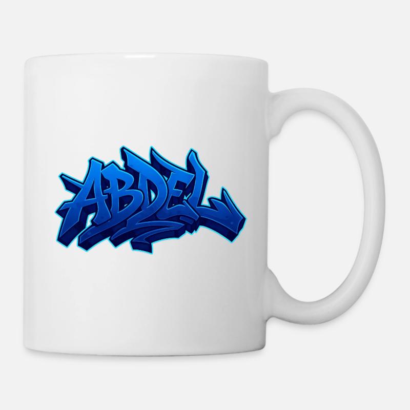 Graffiti Name Abdel ideal printable gift - Mug - white