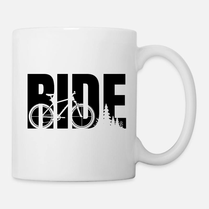 Ride Nature - Tasse - Weiß