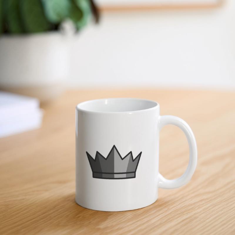 Black Crown King Gaming Logo Mug