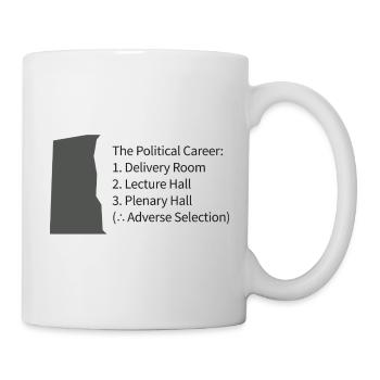 Carrière politique : présentation à la plénière - Mug blanc - blanc - Droite