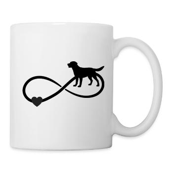 Labrador Unendlichkeitszeichen  - Tasse - Weiß - Rechts