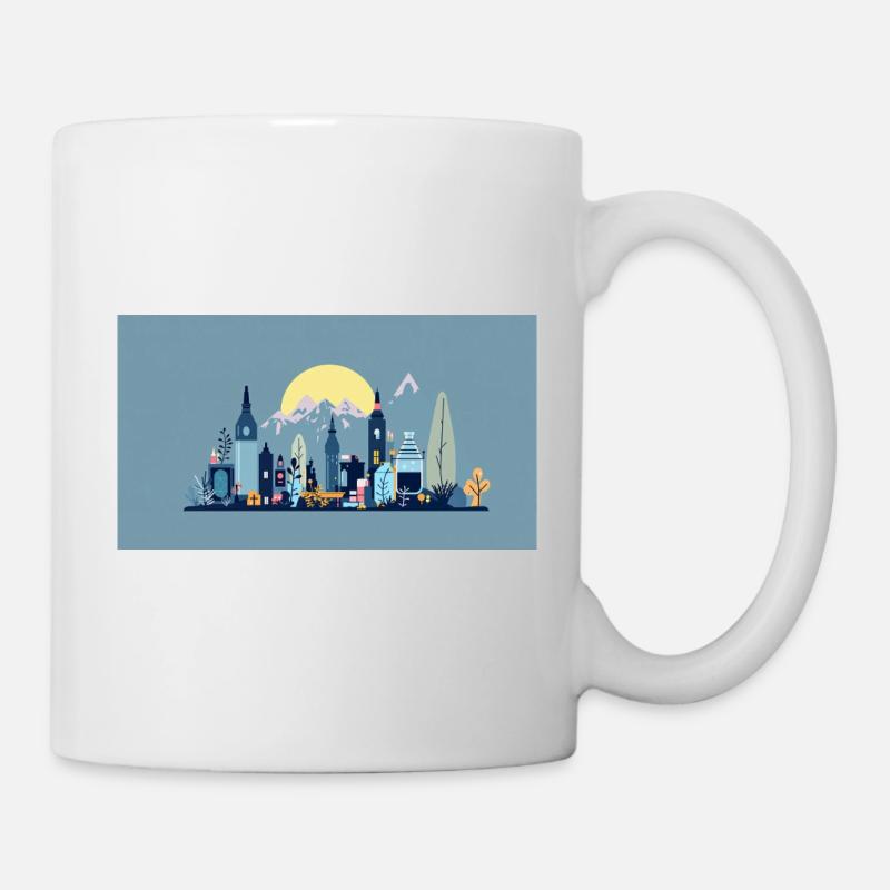 Sun City Skyline Illustration - Mug - white